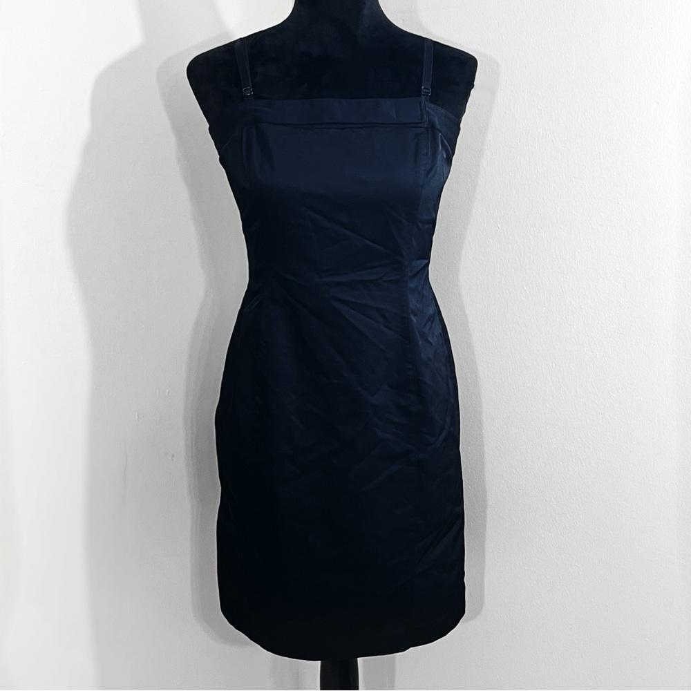 Express World Brand Little Black Dress Flattering Shape Perfect Cocktail Dress